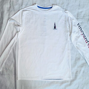 NWOT Men’s Small LS Vineyard Vines Performance Harbor Tee Moisture Wicking Shirt